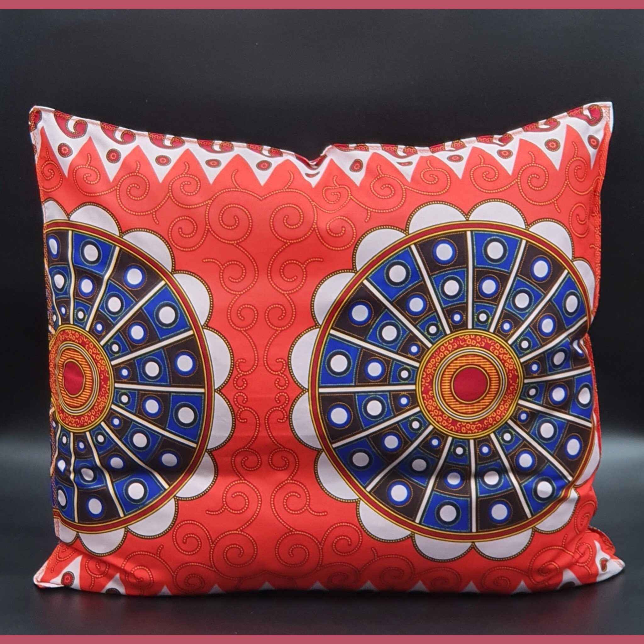 Royal Cushion Covers // African Wax Block Print Cushion Covers Etsy