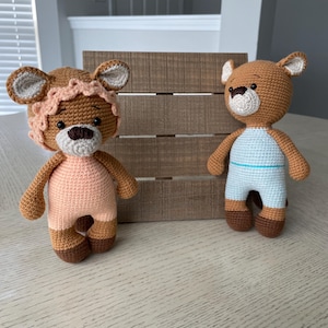 Beverly the Beaver. Brandon the Beaver .Handmade Crochet Toy.Wild animals lovers gift. Amigurumi animal.