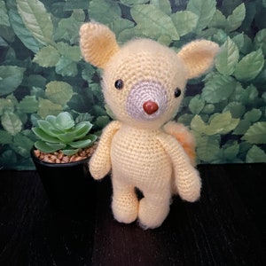 Bella the Squirrel: Crocheted Stuffed Animal Toy