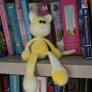The Sunny Kitten Handmade Crocheted Stuffed Toy.1Item