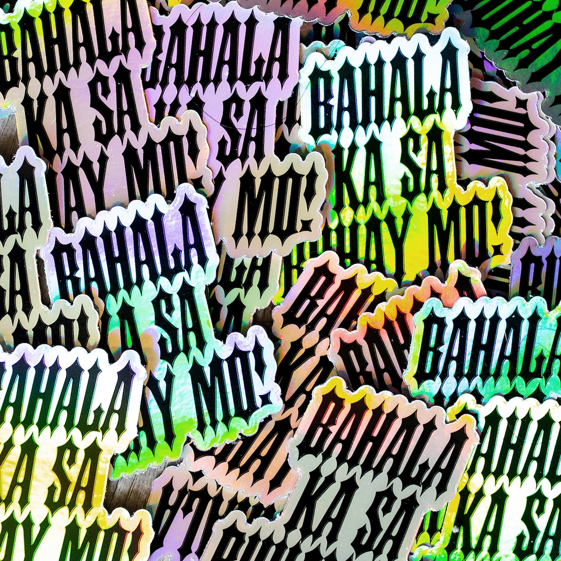 Bahala Ka Sa Buhay Mo Holographic Sticker | Etsy