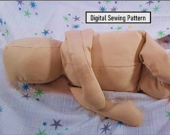 15" Adjustable Size Baby Doll Sewing Pattern