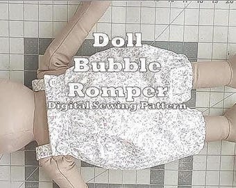 Doll Bubble Romper Sewing Pattern (3 sizes)
