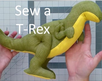 T Rex Dinosaur Sewing Pattern