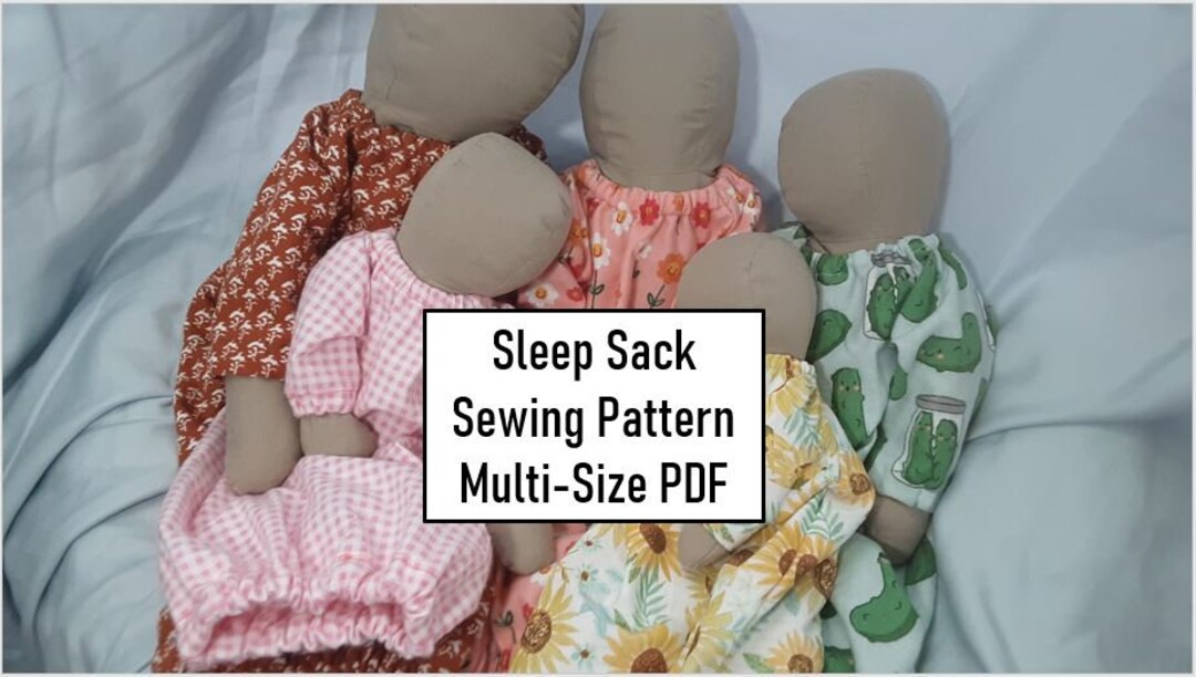 Sleep Sack Sewing Pattern With Multiple Sizes in One Instant Download — free download