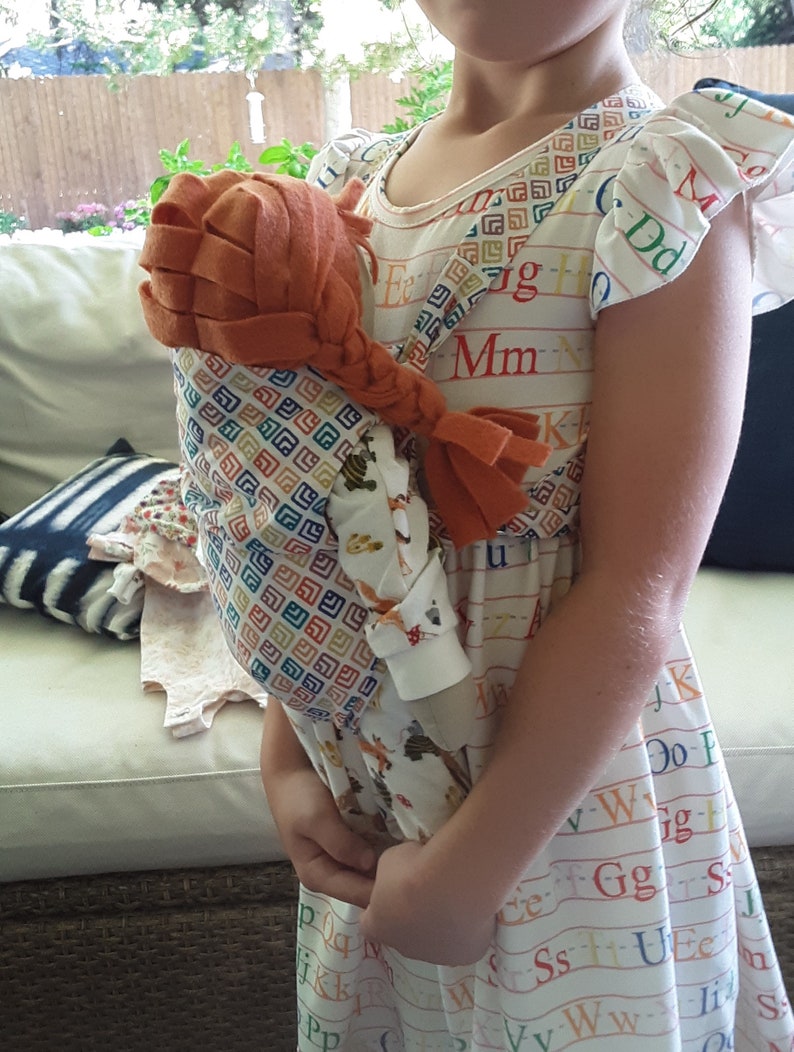 Doll Baby Sling Carrier Sewing Pattern in Multiple Sizes all - Etsy
