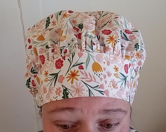 Drawstring Bouffant Surgical Cap Sewing Pattern With Video Tutorial