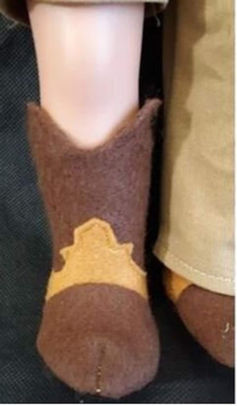 18 Inch Doll Cowboy Boots Sewing Pattern With Video Directions - Etsy