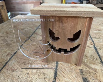 Jack-O-Lantern Router Templates made from Acrylic