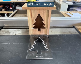 Acrylic Router Template for Christmas Lantern | For Christmas Jack-O-Lanterns | To Make Lanterns without CNC or Laser Engraver