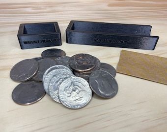 Half Dollar Tray Kit | Coin Roller | Customizable | Coin Tray | Coin Organization | Gift for Coin Collector | Coin Counter |  3D Printed