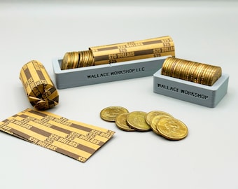 Dollar Coin Rolling Tray Kit | Gift for Collectors | Customizeable