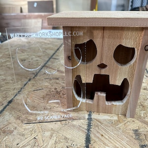 Pumpkin Router Template Jack-o-lantern Router Templates Made From Acrylic - Etsy