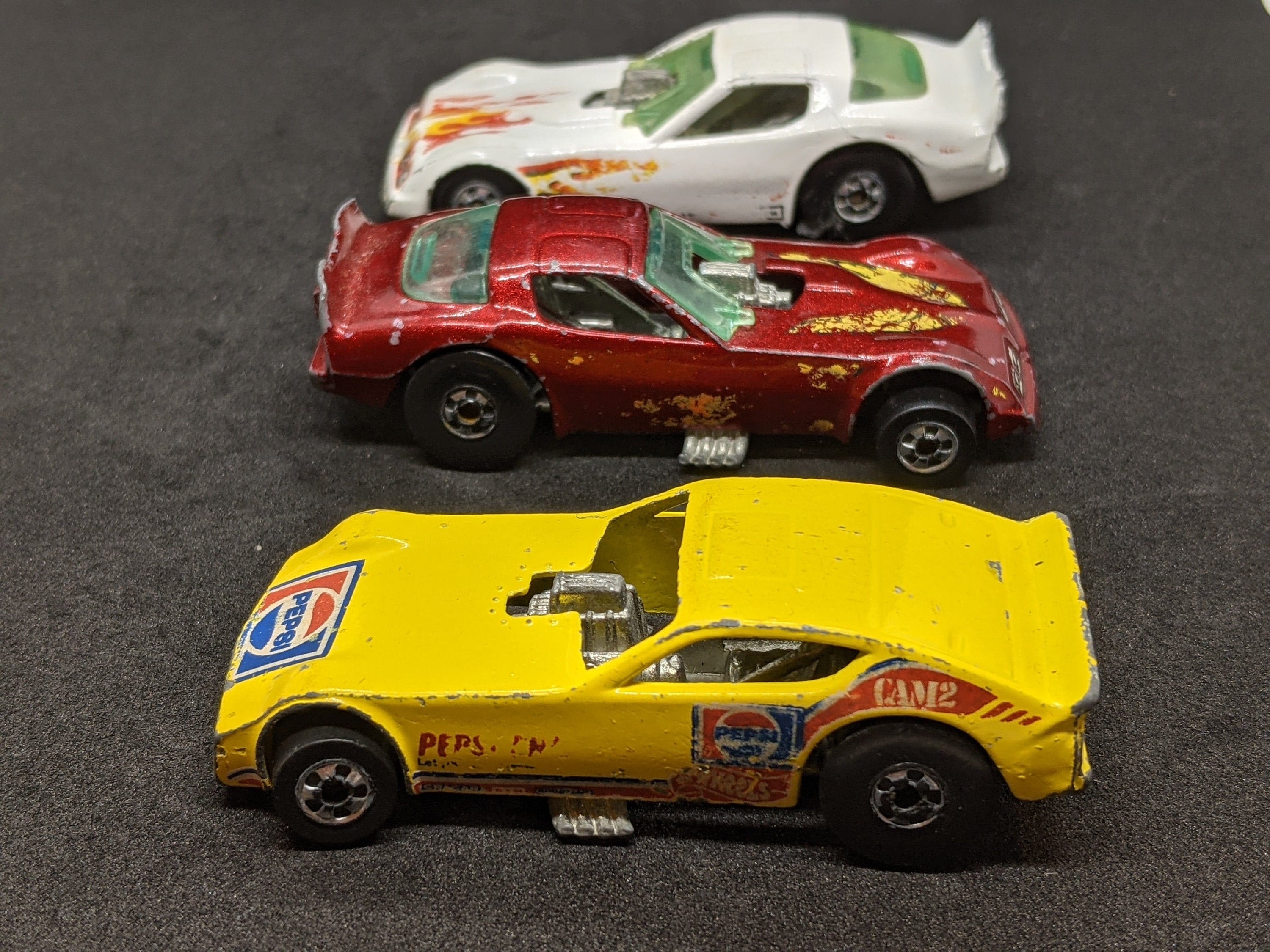 Lote de 3 Vintage Hot Wheels Funny Cars Pepsi Challenger Etsy España