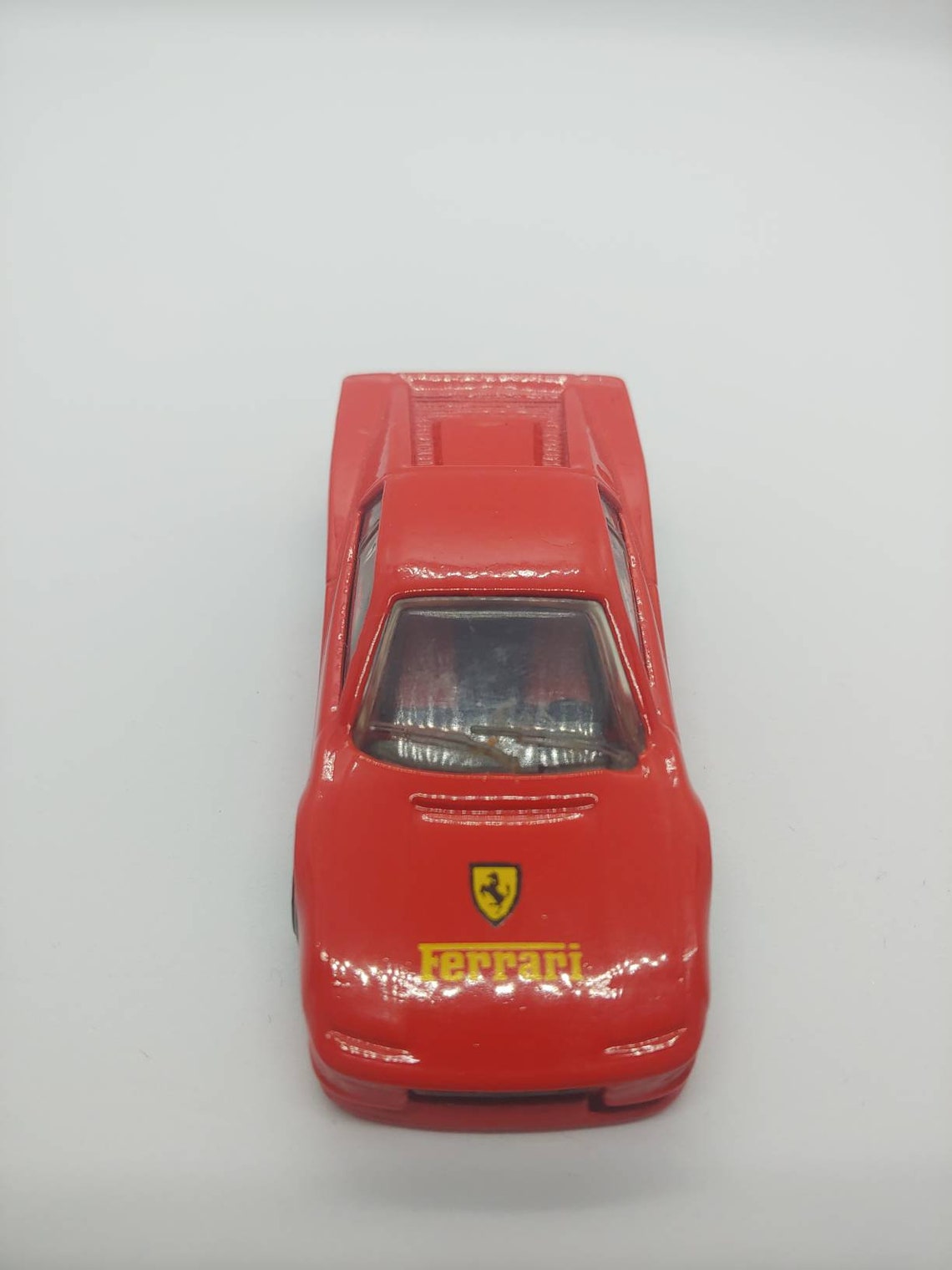 Vintage Hot Wheels 1986 Ferrari Testarossa Red with Ultra Hot | Etsy