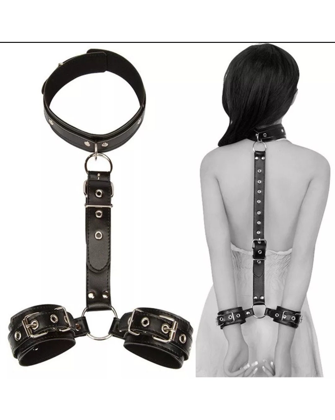 Sexy Handcuffs Collar Adult Games Fetish Flirting Bdsm