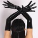 Sexy PVC Shiny Gloves Latex Faux Leather Long Gloves Wet Look Leather Arm Gloves Long Sleeve Forearm Suit Leather 