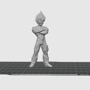 Majin Vegeta STL File. 3D Digital Printing STL File