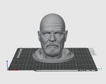Archivo STL de soporte para auriculares Walter White: Decoración impresa en 3D (descarga digital)