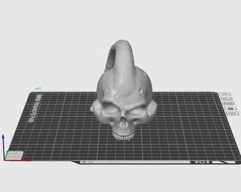 Archivo STL de soporte para auriculares de calavera de Majin Buu: Impresión 3D (descarga digital)