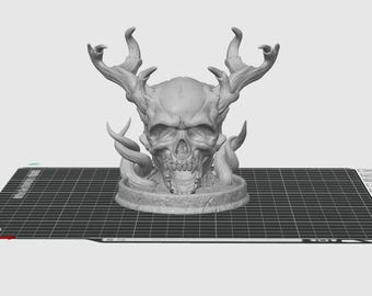 Archivo STL de la Torre de Dados de Calavera: Descarga digital para impresión 3D