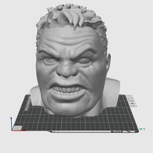 Hulk Headphone Stand STL File. 3D Digital Printing STL File