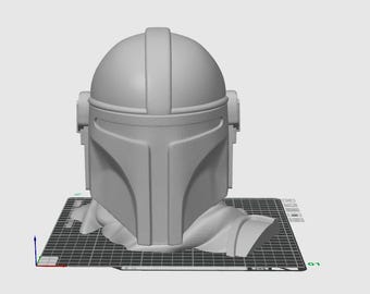 Soporte para auriculares de The Mandalorian (archivo STL para impresión 3D, descarga digital)