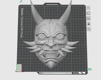 Soporte de máscara Skull Kid Majora Hannya: Archivo STL de impresión 3D
