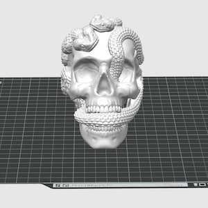 Ormskalle Hörlursstativ STL-fil: 3D-utskrift Digital nedladdning