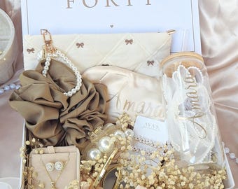 40th Birthday Gift Box For Her | Personalised 40th Birthday Gift | Forty & Fabulous Gift | Luxury Birthday Present | Milestone Birthday Gift
