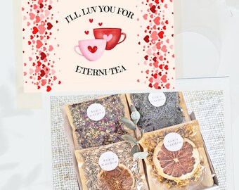 Regalo para novia/Aniversario Té de hierbas Juego de regalos de cuidado personal / Regalo para ella / Caja de mimos / Caja de regalo para aliviar el estrés / Caja de regalo de spa /