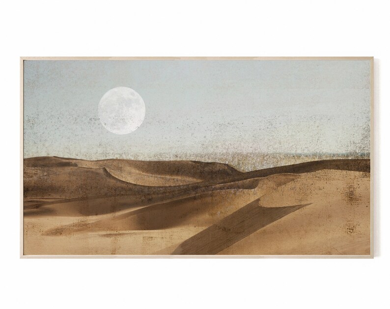 Samsung Frame TV Art Abstract Landscape Painting Instant Download Frame TV Art