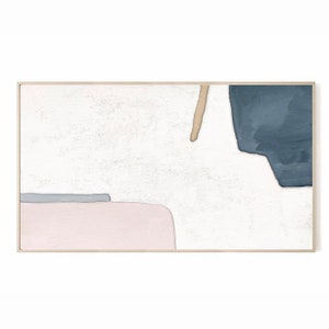 Samsung Frame TV Art, Neutral Textured painting, Abstract, Neutral tones, Instant Download, Japandi, Spring
