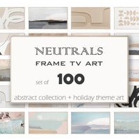 אמנות טלוויזיה של סמסונג מסגרת, סמסונג מסגרת טלוויזיה ציור אמנות, אמנות טלוויזיה מסגרת, ניטרלי מודרני מופשט סמסונג מסגרת אמנות טלוויזיה, הורדה מיידית