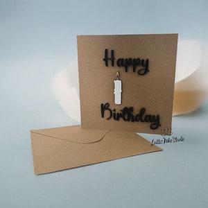 3D-Geburtstagskarte "Happy Birthday"
