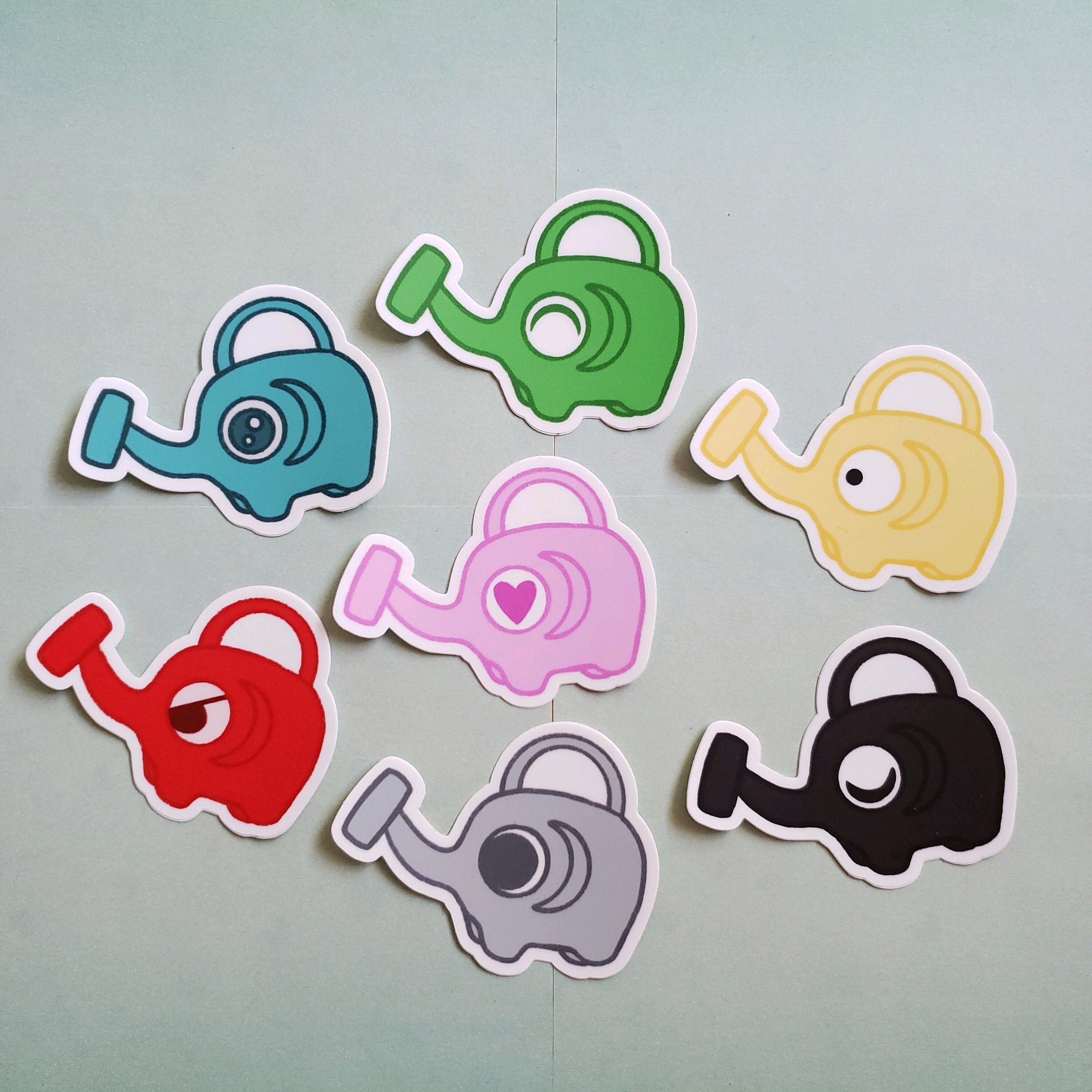 ACNH Elephant Watering Can Sticker Etsy