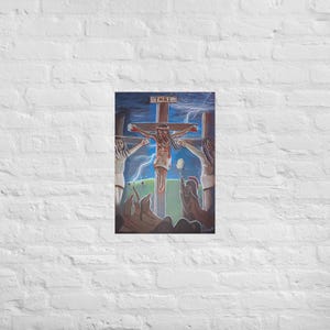 Jesus Crucified Poster