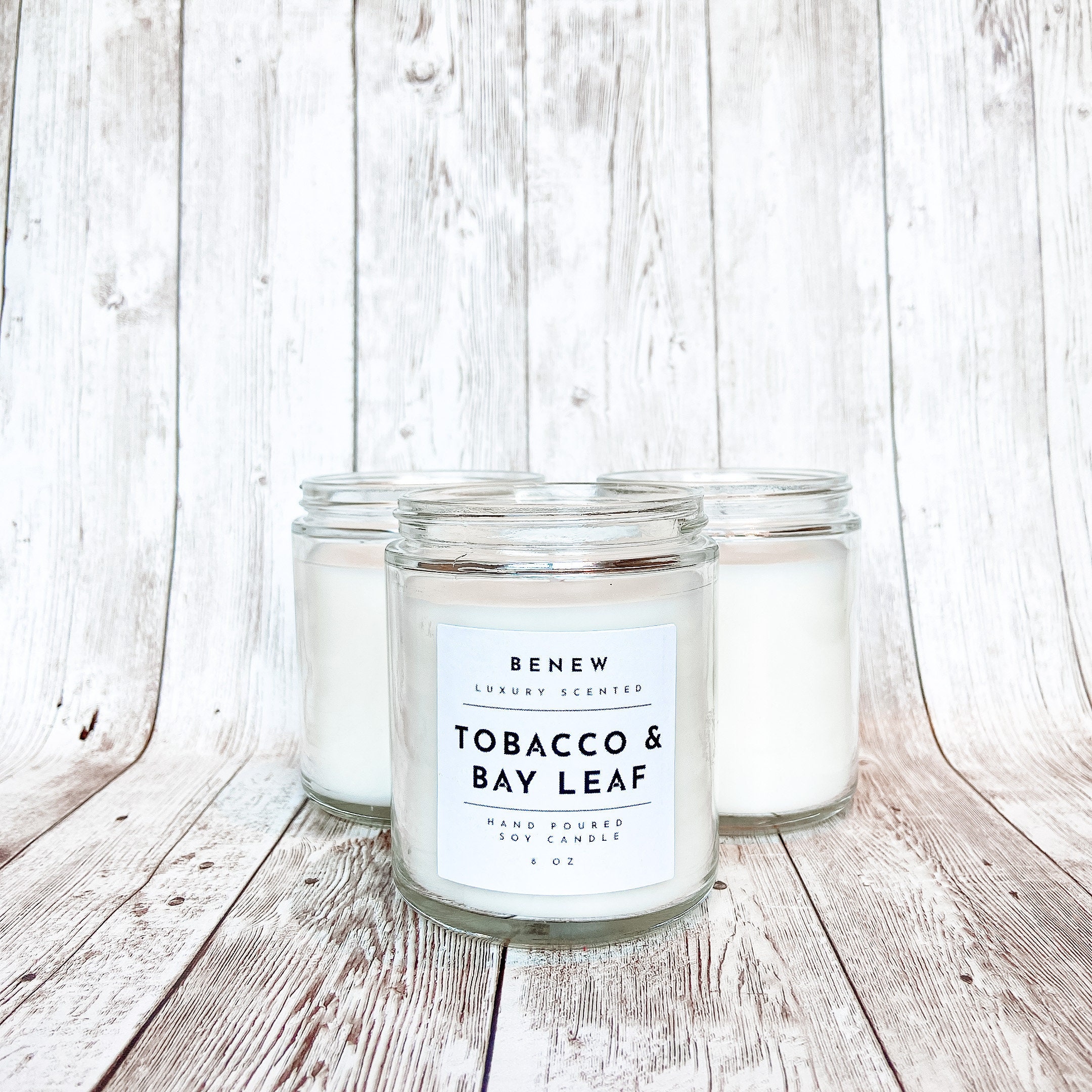 tobacco and bay leaf candle Soy Candle (Tobacco and Bay Leaf)