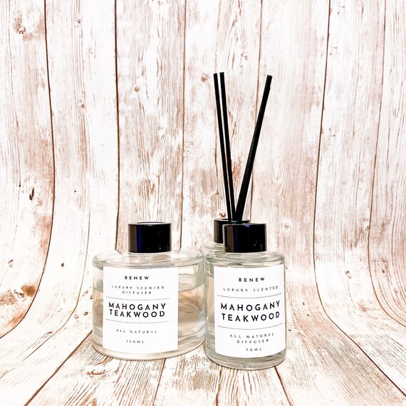 Diffuser Sticks High Fragrance Reed Diffuser Mahogany Teakwood