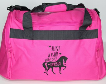 Personalised horse holdall | Personalised Holdall | Sports bag | Horse bag | overnight bag | horse gifts