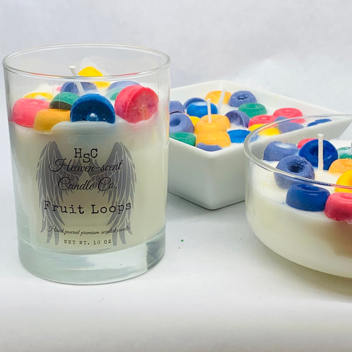 Handpoured Fruit Loop Candles Etsy