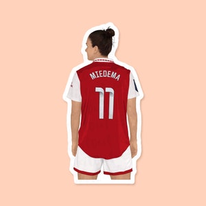 Vivianne Miedema Vinyl Sticker, Women's Football Stickers, Football Gifts, Football Gifts For Her, WSL Stickers, World Cup 2023, Arsenal FC