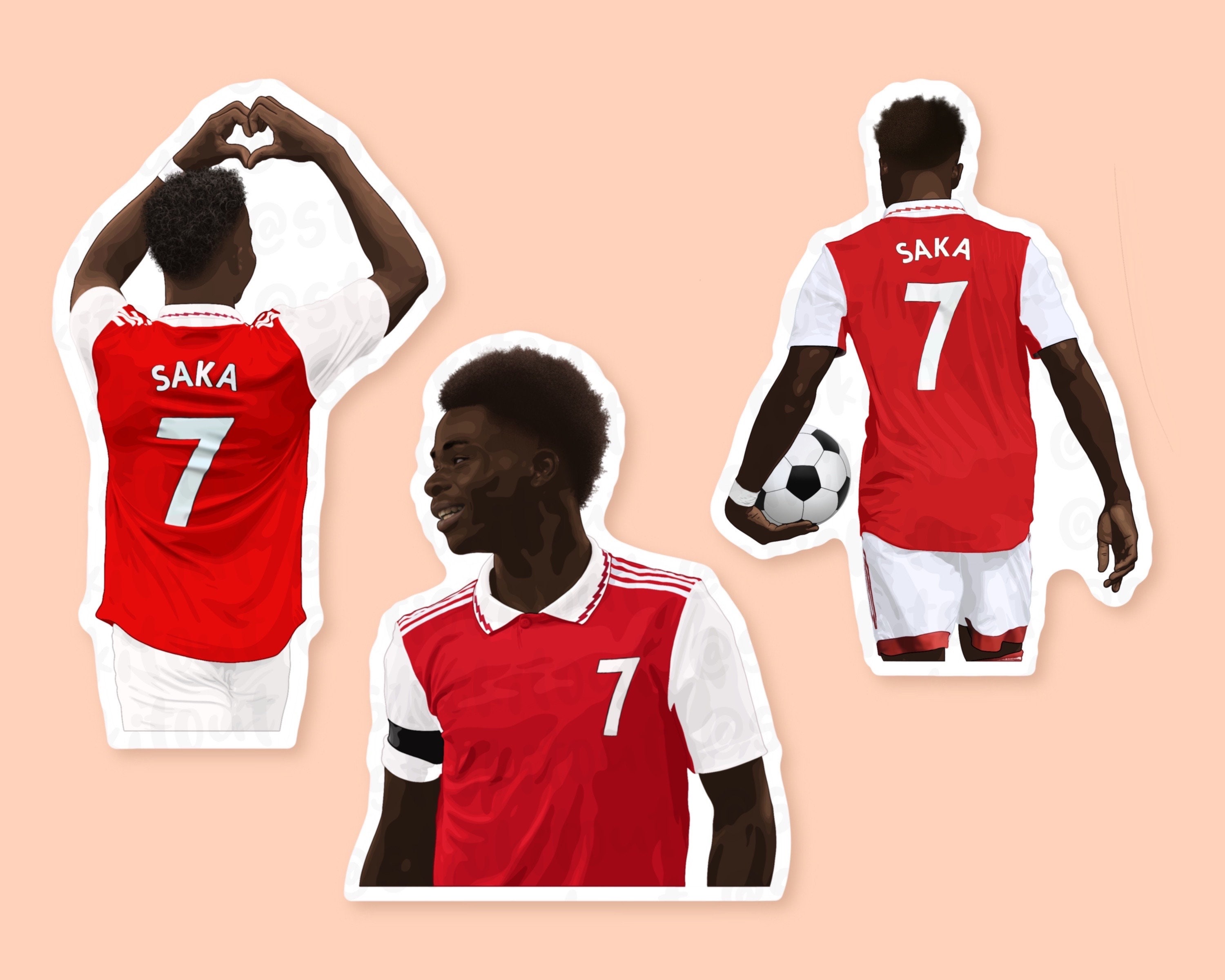 Bukayo Saka Arsenal FC Christmas Ornament/soccerstarz Mini 