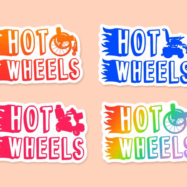 Funny Wheelchair Vinyl Sticker, Disability Sticker, Chronic Illness Sticker, Mobility Aid Decal, Disability Pride, Mobility Scooter