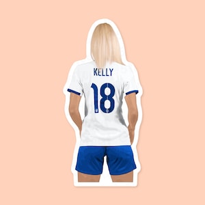 Sticker vinyle Chloe Kelly, Sticker football femme, Stickers Arsenal femmes, Sticker Lionnes, Cadeaux football femme, Football féminin Angleterre