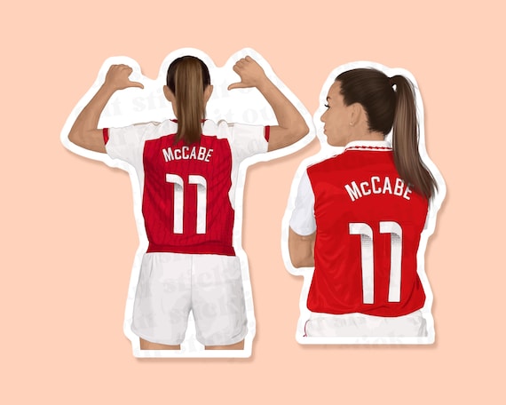 Katie McCabe Vinyl Stickers, Womens Football Sticker, Arsenal Women Sticker, Matildas Sticker, Womens Football Gift, Australian Football