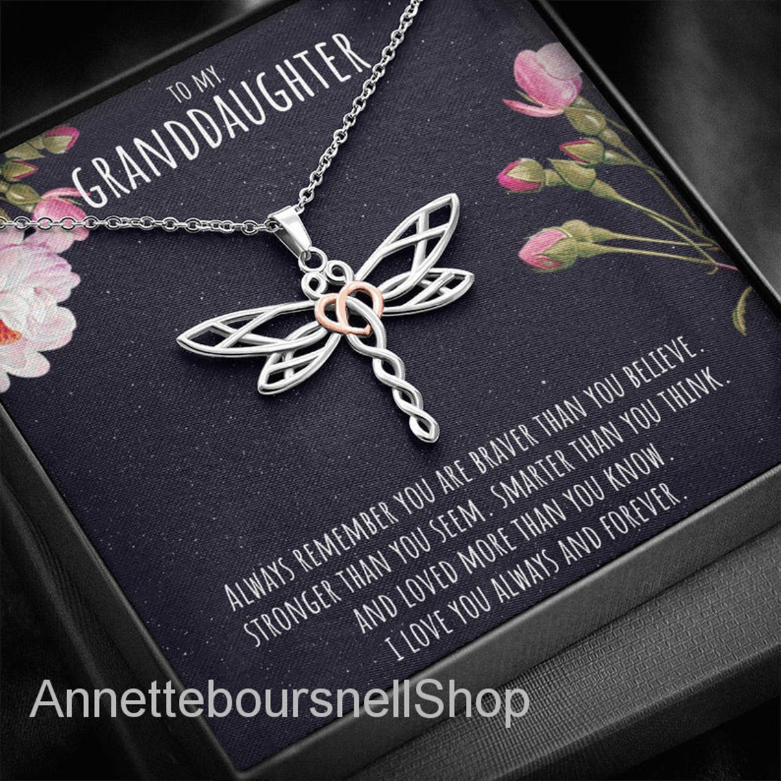 To My Granddaughter Keepsake Gift For Granddaughter Gift Etsy