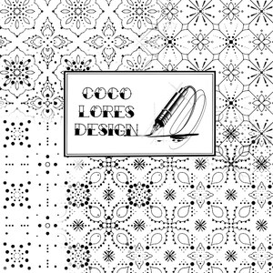 52 Point Dotwork Dots Tattoo modello procreato