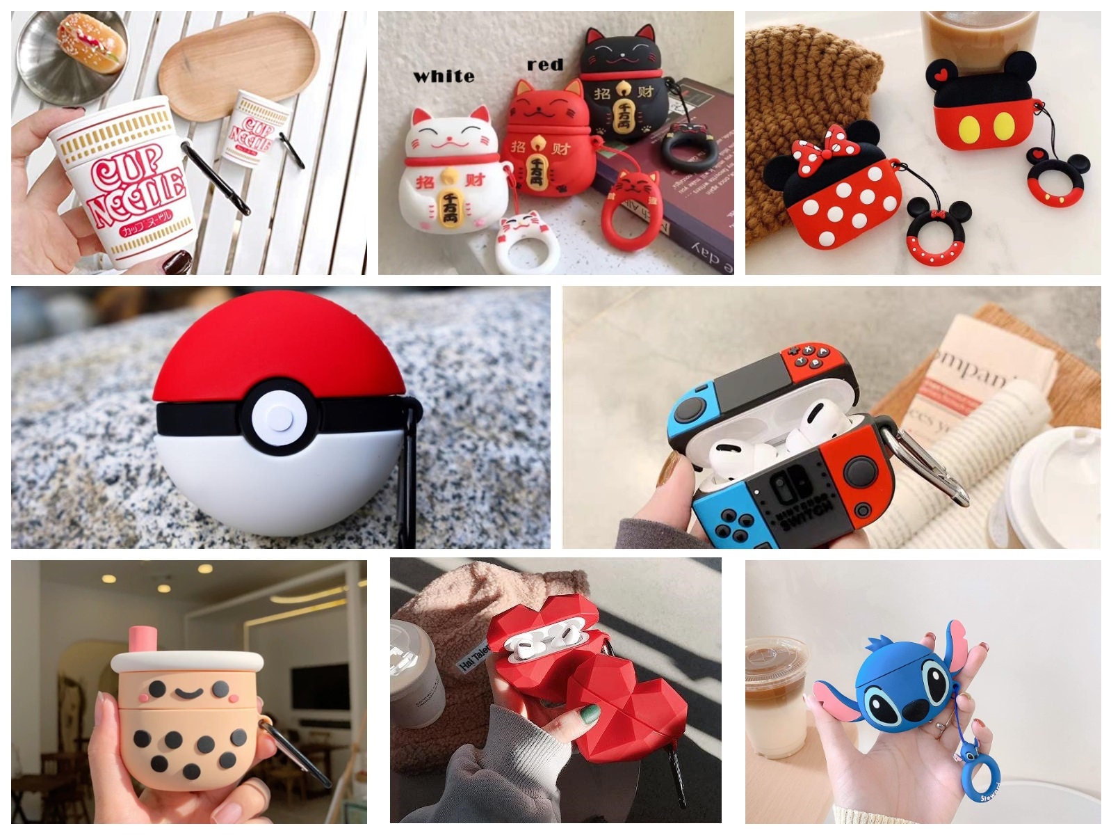 Cartoon Airpod Case - Etsy Cartoon Airpod Case - Etsy