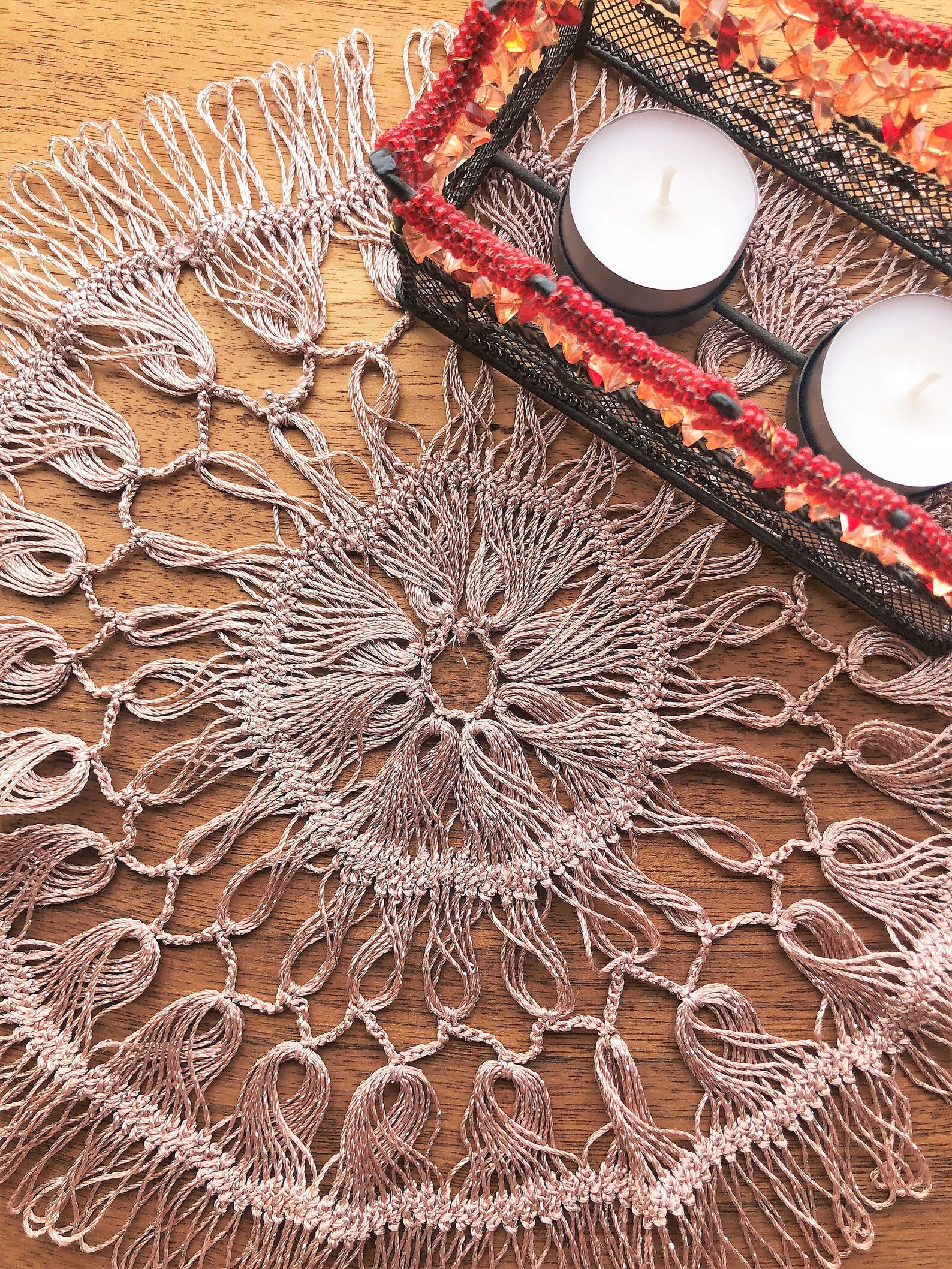 Vintage Crochet Doily Wedding Doilies Handmade Round Home Etsy